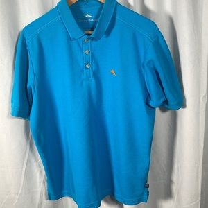 Tommy Bahama Emfielder Supima Polo Bright Blue